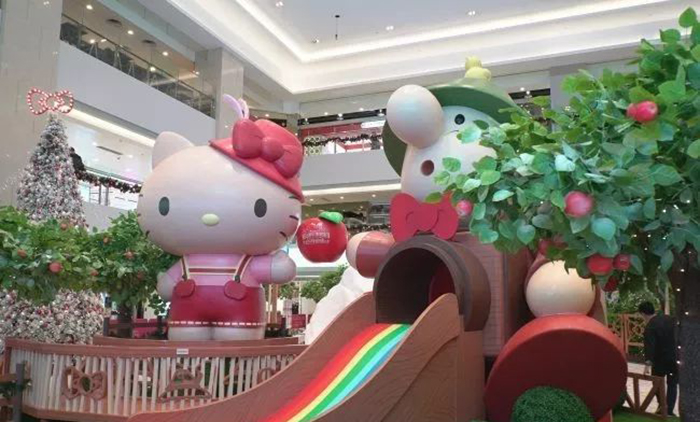 Hello Kitty攜手Müllerchen萌爆登場(chǎng)，刷新圣誕美陳新體驗(yàn)